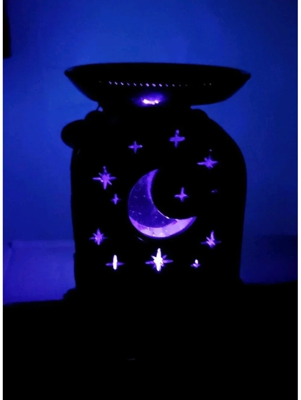Bath & Body Works Halloween Fortune Teller Candle Holder Light Up Globe 3 Wick